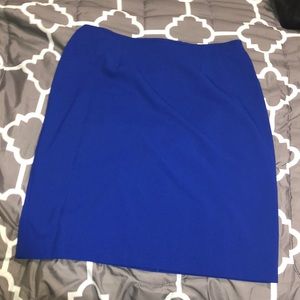 Size 14 royal blue skirt
